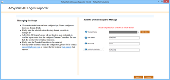 AdSysNet AD Logon Reporter screenshot