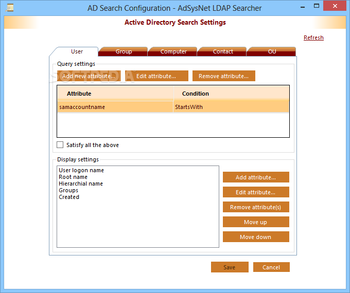 AdSysNet LDAP Searcher screenshot 3