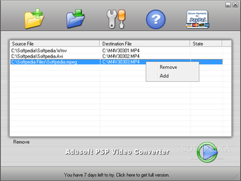 Adusoft PSP Video Converter screenshot