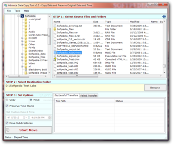 Advance Data Copy Tool screenshot