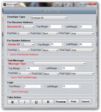 Advance Envelope Printing Software screenshot 2