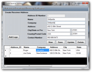 Advance Envelope Printing Software screenshot 3