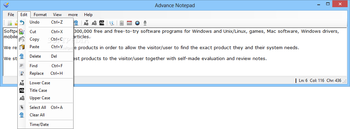 Advance Notepad screenshot 2