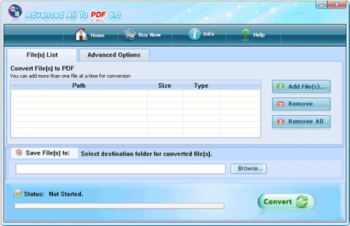 Advanced All to PDF screenshot 3