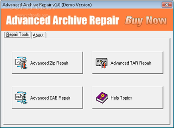 Advanced Archive Repair screenshot