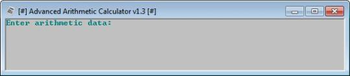 Advanced Arithmetic Calculator Portable screenshot