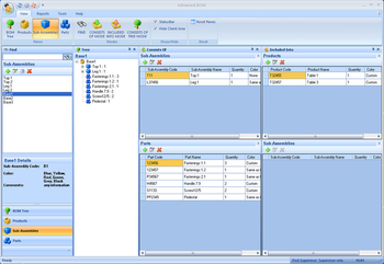 Advanced Bill of Materials screenshot