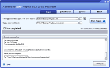Advanced BKF Repair screenshot