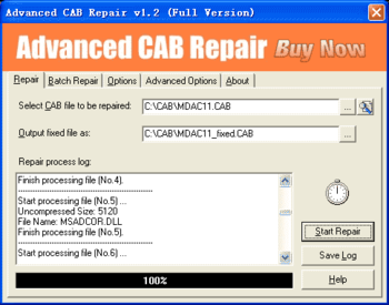 Advanced CAB Repair screenshot 2