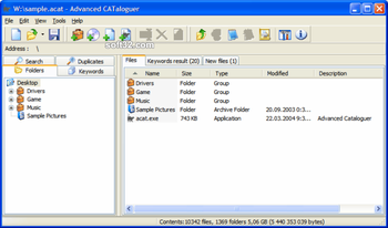 Advanced CATaloguer screenshot 3