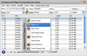 Advanced CD Ripper Pro screenshot 2