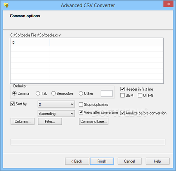 Advanced CSV Converter screenshot 2