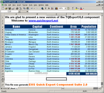 Advanced Data Export .NET screenshot 3