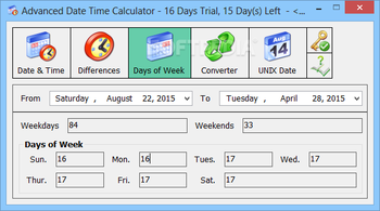 Advanced Date Time Calculator screenshot 3