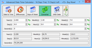 Advanced Date Time Calculator screenshot 4