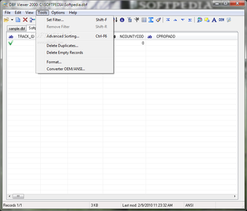 Advanced DBF Editor screenshot 3