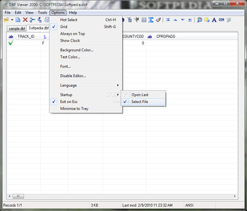 Advanced DBF Editor screenshot 4