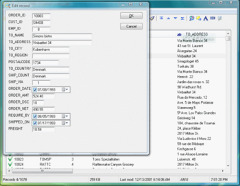 Advanced DBF Editor screenshot 3