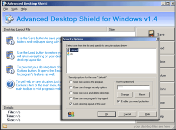 Advanced Desktop Shield screenshot 2