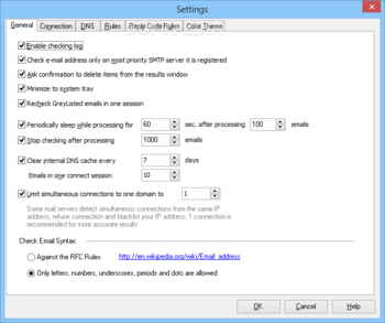 Advanced E-mail Verifier screenshot 13