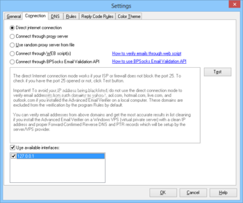 Advanced E-mail Verifier screenshot 14