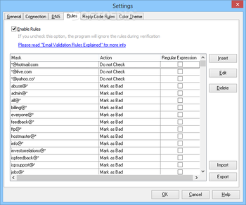 Advanced E-mail Verifier screenshot 16