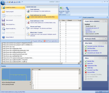Advanced Email Extractor screenshot