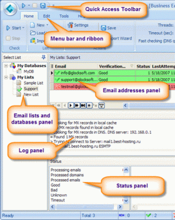 Advanced Email Verifier screenshot