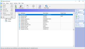 Advanced Emailer screenshot 2