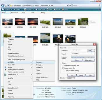 Advanced Encryption Plugin for Explorer screenshot 2