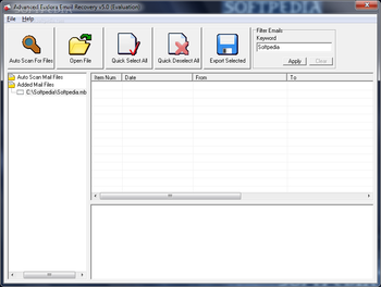 Advanced Eudora Email Recovery screenshot
