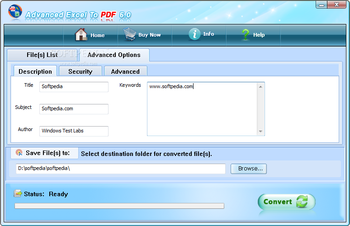 Advanced Excel to PDF screenshot 2