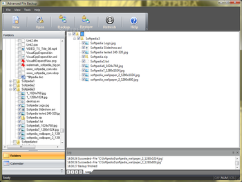 Advanced File Backup screenshot