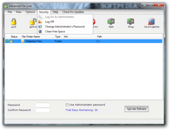 Advanced File Lock screenshot 3