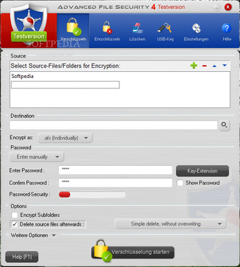 Advanced File Security Basic screenshot