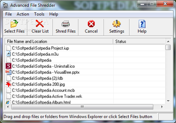 Advanced File Shredder screenshot