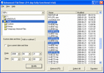 Advanced FileTimer (FileTime) screenshot 2