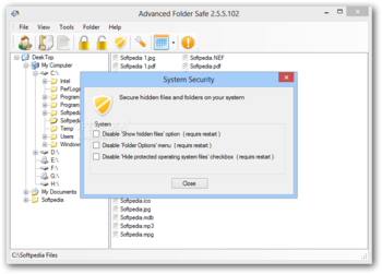 Advanced Folder Safe (formerly MTE Folder Locker) screenshot 5