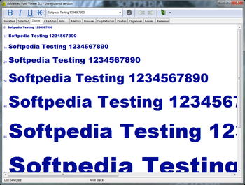 Advanced Font Viewer screenshot 3