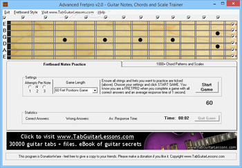 Advanced FretPro screenshot