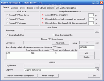 Advanced FTP Proxy Server screenshot