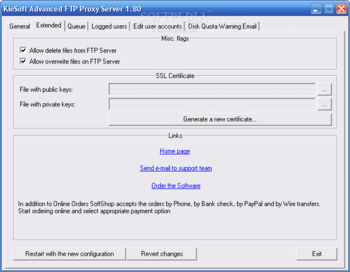 Advanced FTP Proxy Server screenshot 2