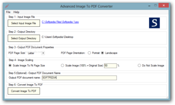 Advanced Image To PDF Converter screenshot