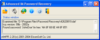 Advanced Instant Messengers Password Recovery screenshot 2
