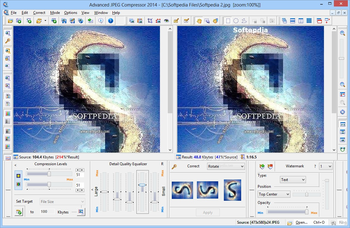 Advanced JPEG Compressor screenshot