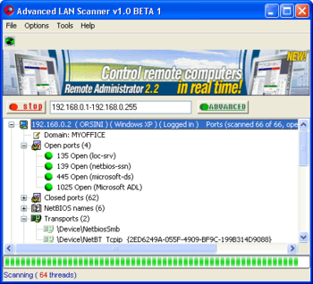 Advanced LAN Scanner screenshot 2