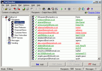 Advanced Mail-Bomber screenshot 3