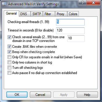 Advanced Maillist Verify screenshot 5