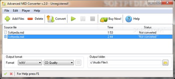 Advanced MID Converter screenshot