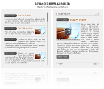 Advanced News Scroller DW Extension screenshot